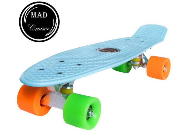 Penny board Mad Cruiser Original- albastru deschis FitLine Training