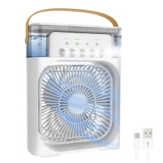 Ventilator 5 in 1, Purificare si Umidificare Aer, Odorizare, Rezervor Apa 600 ml, Temporizator, 3 Trepte de Viteza, 3 Trepde Pulverizare, Conectivitat