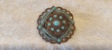 BROSA unica BOHEMIA 1850 - 1900 manopera EXCEPTIONALA vintage SPLENDIDA de efect, Alama