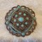 BROSA unica BOHEMIA 1850 - 1900 manopera EXCEPTIONALA vintage SPLENDIDA de efect