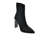 Botine elegante EPICA negre, C5595, din material textil