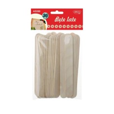 Bete Late DACO, Lungime 14.8 cm, 36 Buc/Set, Natur, Accesorii Craft, Accesorii Creatie, Bete de Inghetata, Bete Late de Inghetata, Bete din Lemn Inghe foto