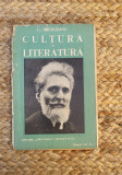 CULTURA SI LITERATURA- G. IBRAILEANU