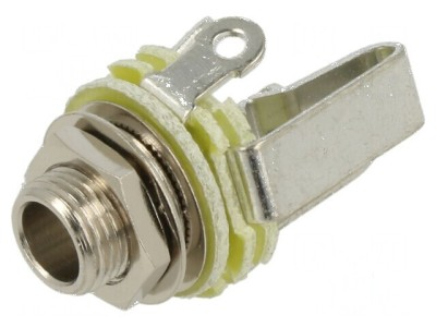 Conector Jack 6,3mm Soclu Stereo Piste 3 foto