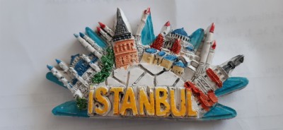 XG Magnet frigider - tematica turistica - Turcia - Istambul Moscheia Albastra foto