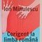 CORIGENT LA LIMBA ROMANA de ION MINULESCU , 2022