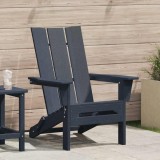 Scaun Adirondack pliabil bleumarin 74.5x80.5x90 cm HDPE