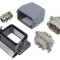 Conector HDC WEIDM&Uuml;LLER HE 6 pini 24A 500V tată-mamă dimensiune 3 metalic