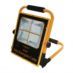 Proiector solar Emergency Lamp, 60 W, display, 48 LED x 4, Iincarcare USB foto