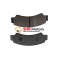 02. Placute frana fata CF Moto CForce 450 / 520 / 550 aftermarket negre