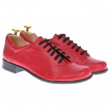 Cumpara ieftin Oferta marimea 39 - Pantofi dama, model casual din piele naturala, rosii - LP53RED
