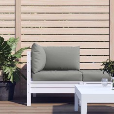 vidaXL Perne pentru canapea din paleți, 3 buc., gri, material textil 361774