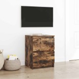 vidaXL Dulap TV Stejar afumat 40x35x54 cm Lemn prelucrat