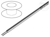 Cablu difuzor litat Cu cositorit alb-negru PVC