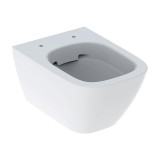 Vas WC suspendat, Geberit, Smyle Square, rimless, compact, alb