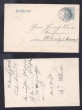 Germany 1909 Postal History Rare Old postcard postal stationery Mupperg D.446