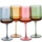 Set 4 Pahare Vin Navaris, 400 ml, cu picior, multicolor, design modern, 56212.07