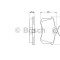 Set placute frana,frana disc VW POLO Variant (6KV5) (1997 - 2001) BOSCH 0 986 466 683