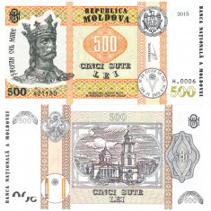 Moldova 500 lei 2015 P-27 UNC