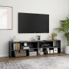 Gossi comoda tv, gri extralucios, 149x30x52 cm, pal