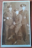 Fotografie tip carte postala, militari, perioada celui de-al doilea razboi mondial
