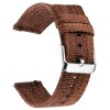 Curea material textil, compatibila Samsung Gear S2 Classic, telescoape QR, Pecan Brown, Very Dream