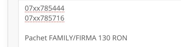 Cartele numere usoare consecutive
