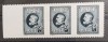 Romania 1926 - Triptic 9 Lei Ferdinand l,imperforat vertical MNH, Nestampilat