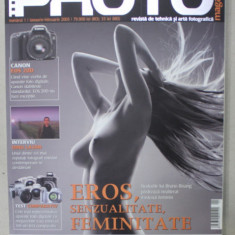 PHOTO , REVISTA DE TEHNICA SI ARTA FOTOGRAFICA NR. 1 , IANUARIE - FEBRUARIE , 2005