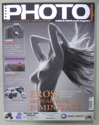 PHOTO , REVISTA DE TEHNICA SI ARTA FOTOGRAFICA NR. 1 , IANUARIE - FEBRUARIE , 2005 foto