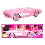 Set Barbie The Movie, Masina de colectie Pink Corvette convertible, 43 cm