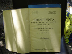 JURISPRUDENTA INALTEI CURTI DE CASATIE 1934-1943 - COMAN NEGOESCU foto