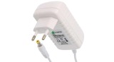 Sursă de alimentare POS POSB12200A-WH-2555, impuls 12V/2A/24W, adaptor orizontal, AC:CEE7/16. conector DC: 2,5/5,5 (+)