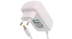 Sursă de alimentare POS POSB12200A-WH-2555, impuls 12V/2A/24W, adaptor orizontal, AC:CEE7/16. DC: 2.5/5.5 (+)