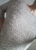 Bluza Zara Knit M Stralucitoare Ocazie Seara Elastica Tricotata Argintie Top