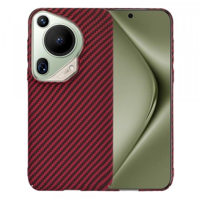 Husa pentru Huawei Pura 70 Ultra, Techsuit, Carbonite FiberShell, Rosie foto