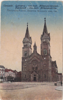 CP Timisoara Fabric Gyarvaros Biserica Milenara ND(1923) foto