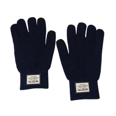 Manusi unisex tricotate cu touchscreen foto