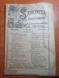 sanatatea si viata fericita noiembrie 1925 -sanatatea copiilor,femeilor,sociala