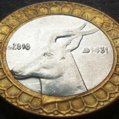 Moneda bimetal 50 DINARI - ALGERIA, anul 2010 * cod 3488