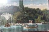 Carte postala - Bucuresti: Gradina Cismigiu