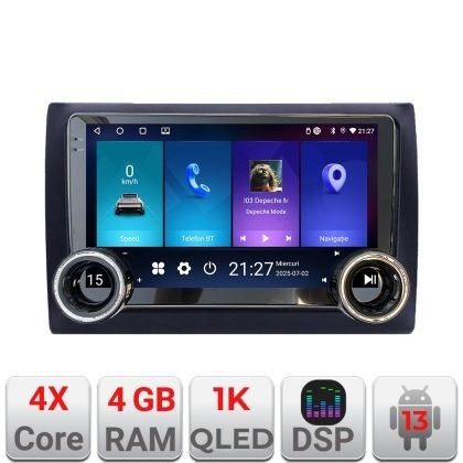 Navigatie Fiat Stilo Kit-STILO Edotec 4+64 10.5 inch Incell 1K android Wifi 5Ghz gps internet CarStore Technology