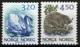 Norvegia 1990 - Fauna, animale, erie neuzata