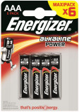 Set 6 Baterii Energizer Alcaline Power R03/AAA 30502652