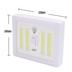 Lampa LED Aplicata Cu Magnet 12W COB pe baterii