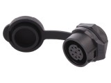 Conector Circular Mamă 9 PIN 5A Aurit