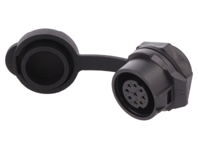 Conector Circular Mamă 9 PIN 5A Aurit foto