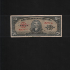 Cuba 20 pesos 1958 seria517593