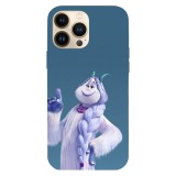 Husa compatibila cu Apple iPhone 15 Pro Max, Viceversa, model Meechee Smallfoot , Silicon, TPU, Transparent, Carcasa