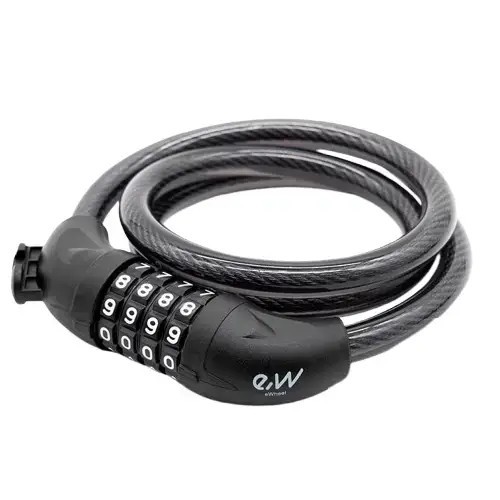 Lanț anti - furt, trotinetă / scuter / bicicletă electrică, EWLK024, 88 cm, negru | Motorevolution